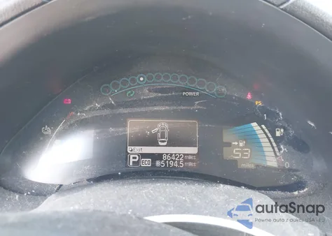 2015 Nissan Leaf S z USA, uszkodzony, nr VIN 1N4AZ0CP2FC324695